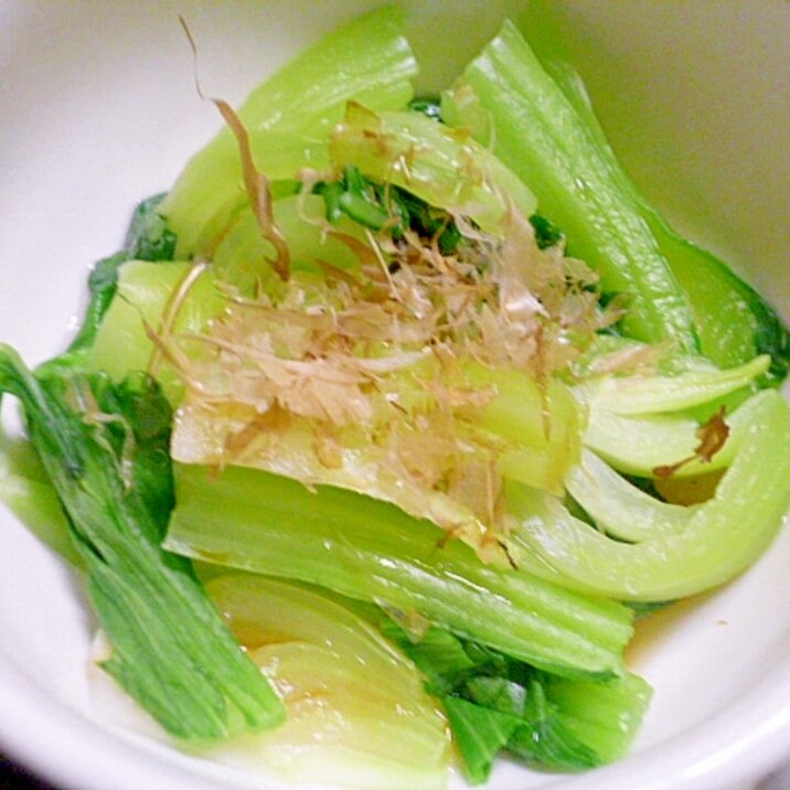 レンジで簡単♪おつまみ♪チンゲン菜のおひたし